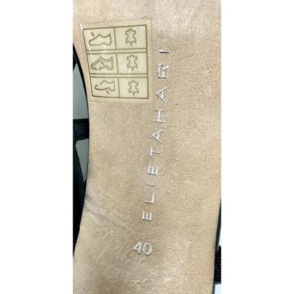 Elie Tahari women EU 40 US 10 textile upper strappy gladiator open toe sandal - Picture 12 of 12